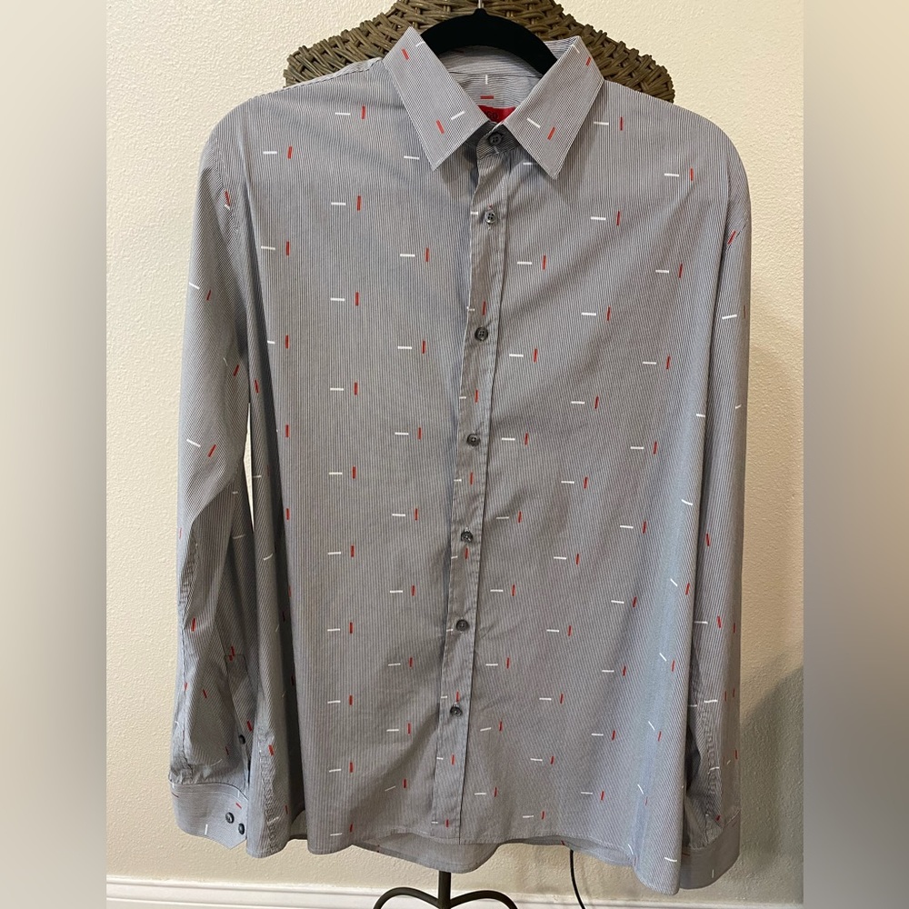 Hugo Boss slim fit long sleeve bottom shirt